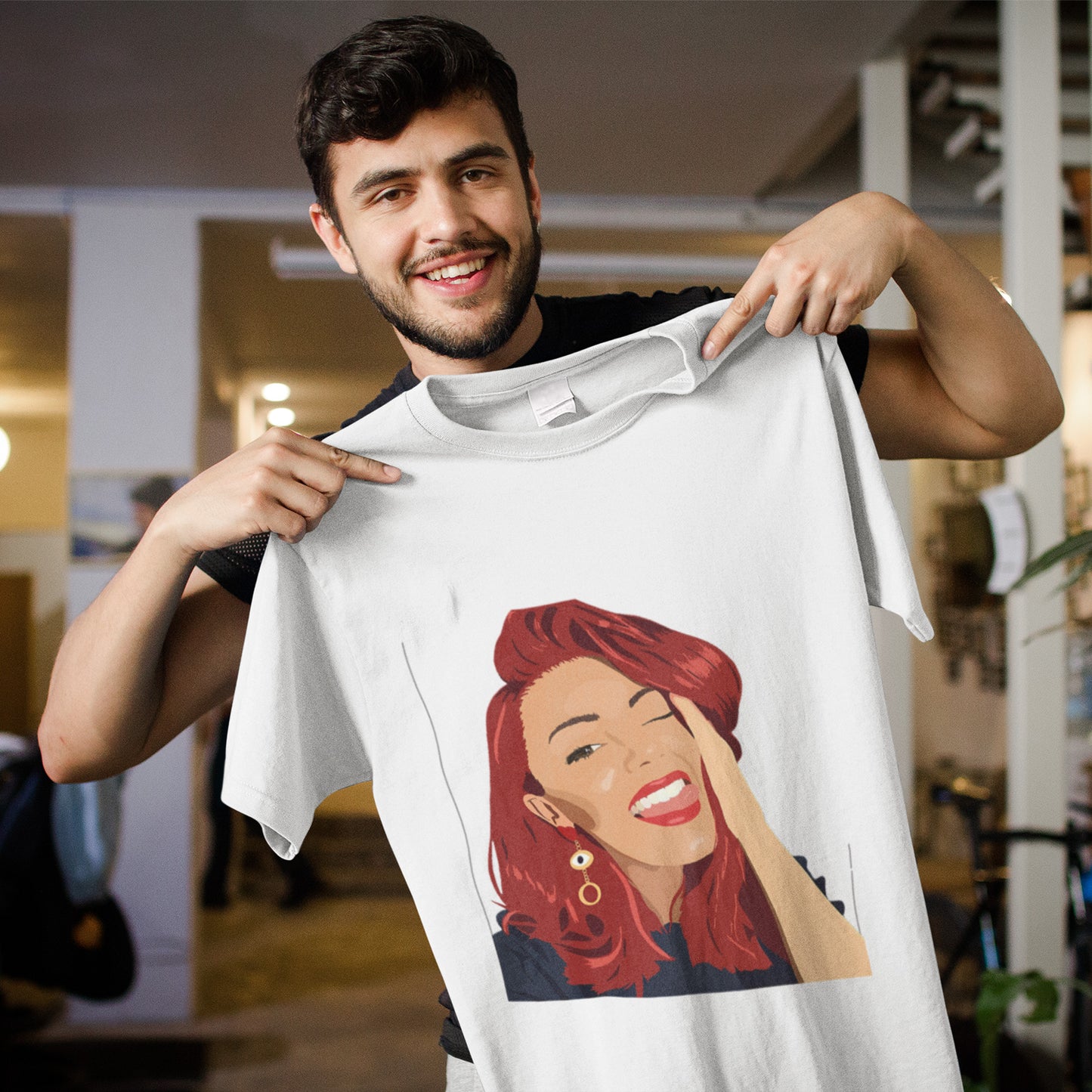 Animated Portrait Dianne Buswell Unisex T-Shirt