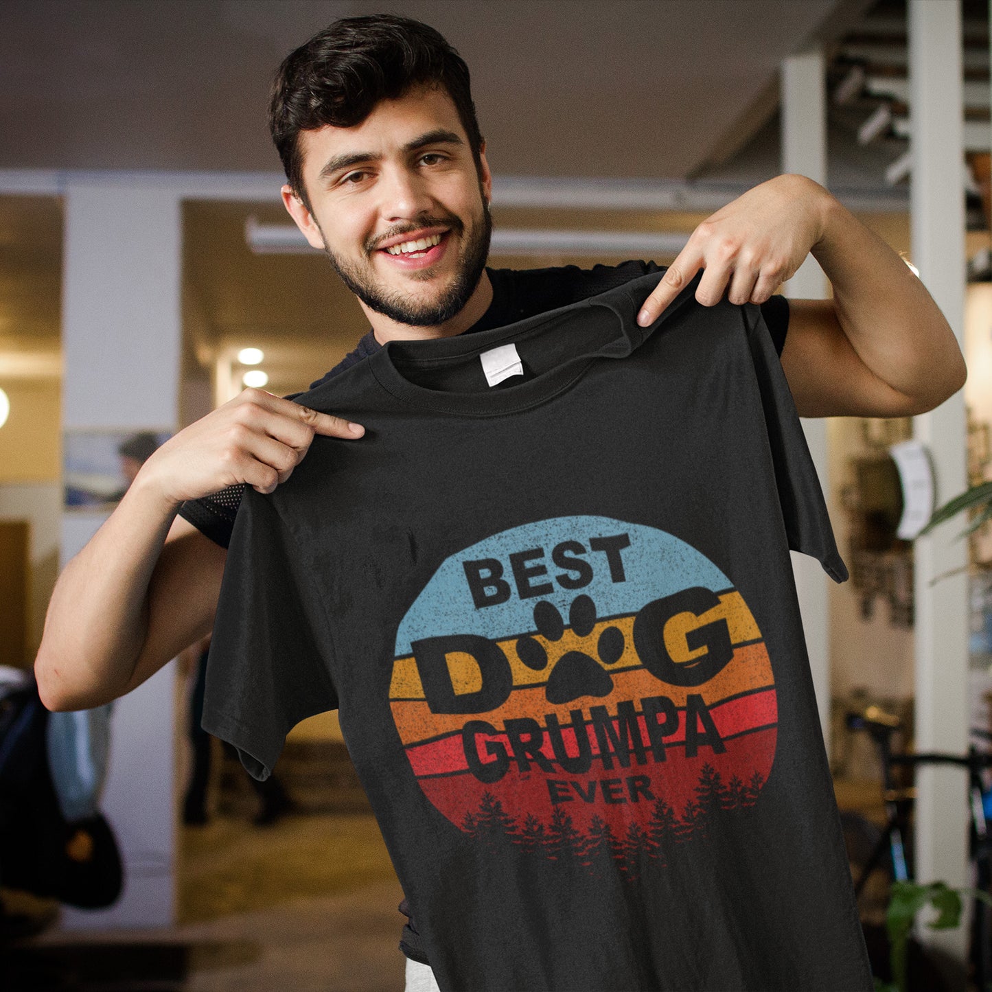 Best Dog Grumpa Ever T-Shirt