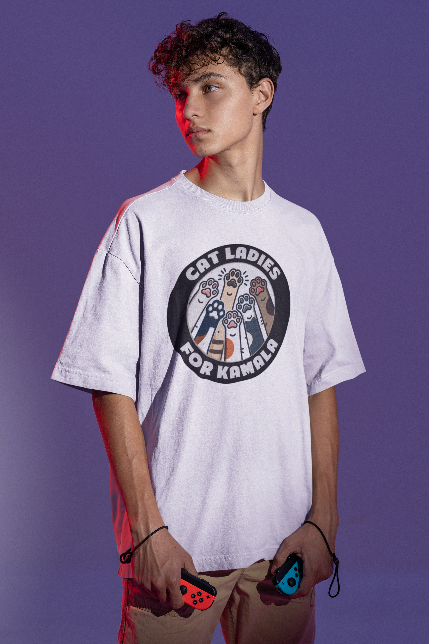 Cat Ladies for Kamala Vintage T-Shirt