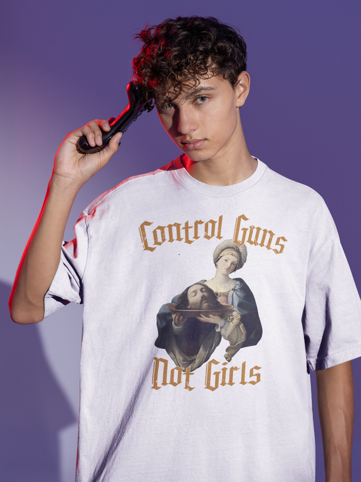 Control Guns Not Girls Vintage T-Shirt