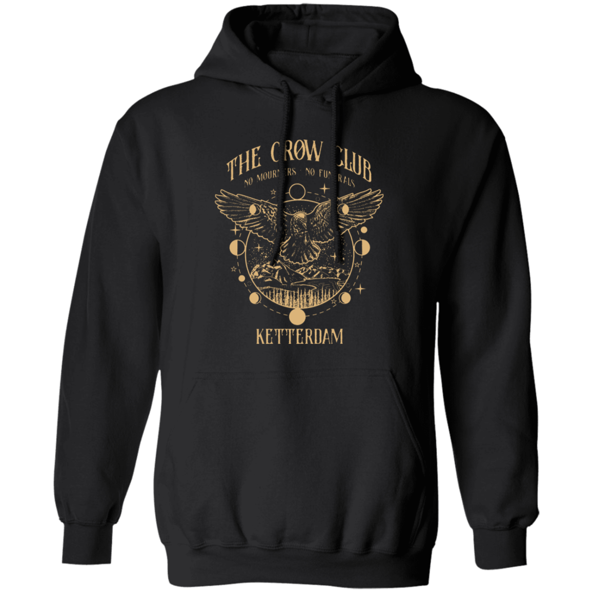 The Crow Club No Mourners No Funerals Teacher Vintage G185 Gildan Pullover Hoodie - letter