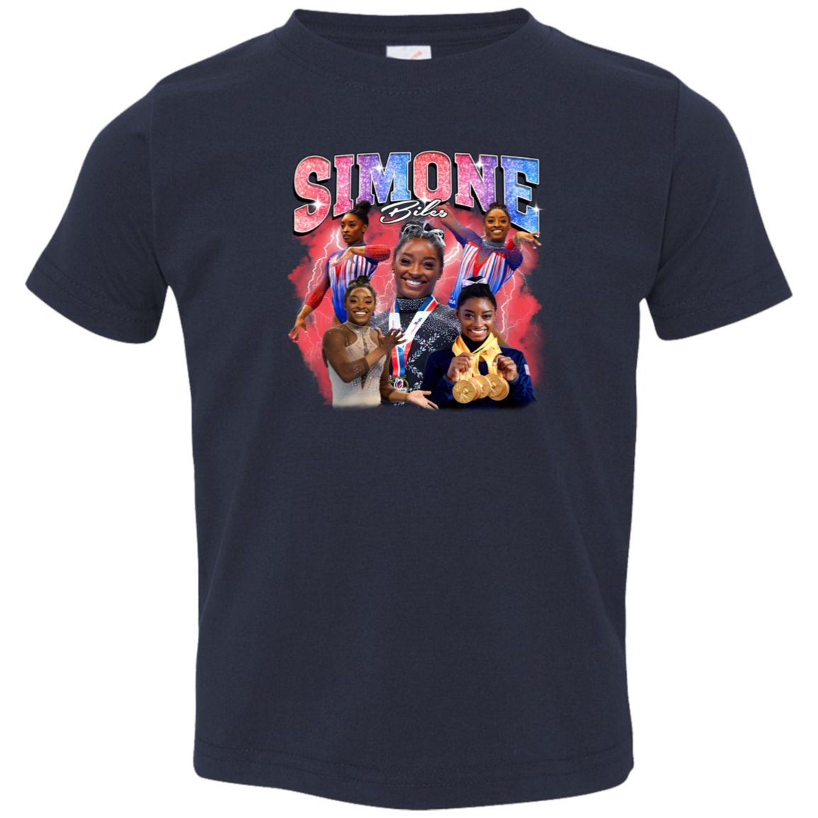 Simone Biles Bootleg Toddler Jersey T-Shirt - ID31072424
