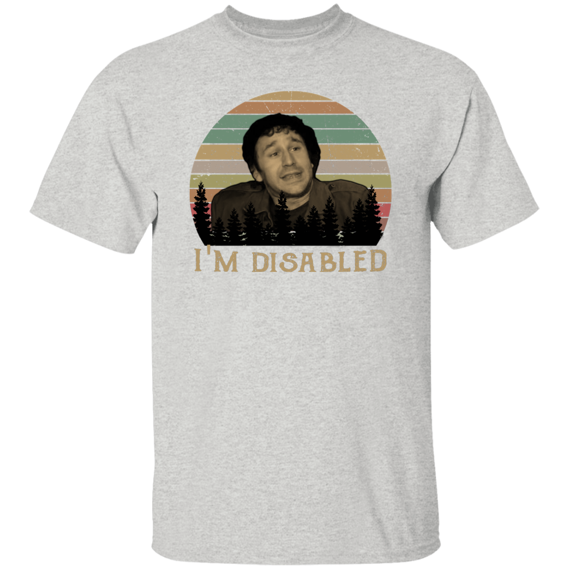 G500 5.3 oz. T-Shirt Camiseta Vintage I'm Disabled Vintage T-Shirt