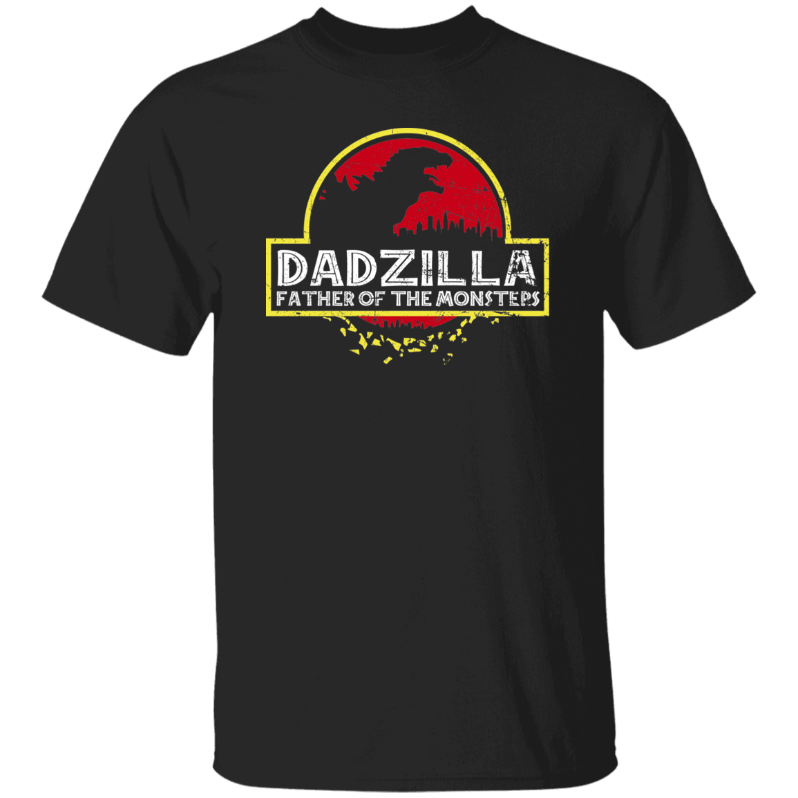 Dadzilla Father Of The Monsters Godzilla Jurassic Park Vintage T-Shirt