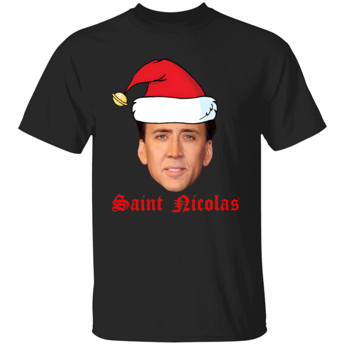 Nicolas Cage Stage Name Actor Filmmaker Coppola Christmas Unisex T-Shirt - jasmine