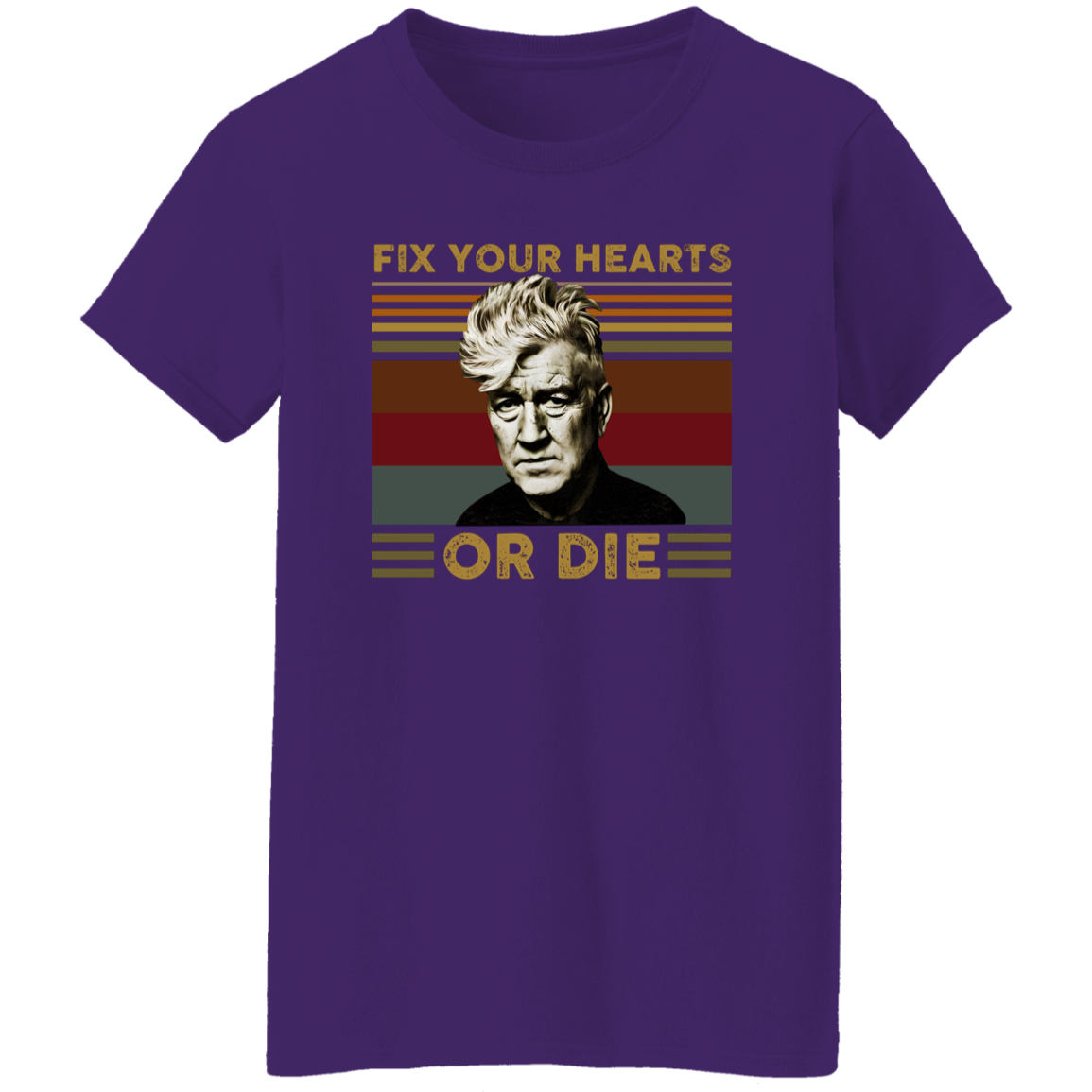 Retro Fix Your Hearts Or Die Unisex T-Shirt - WOMEN