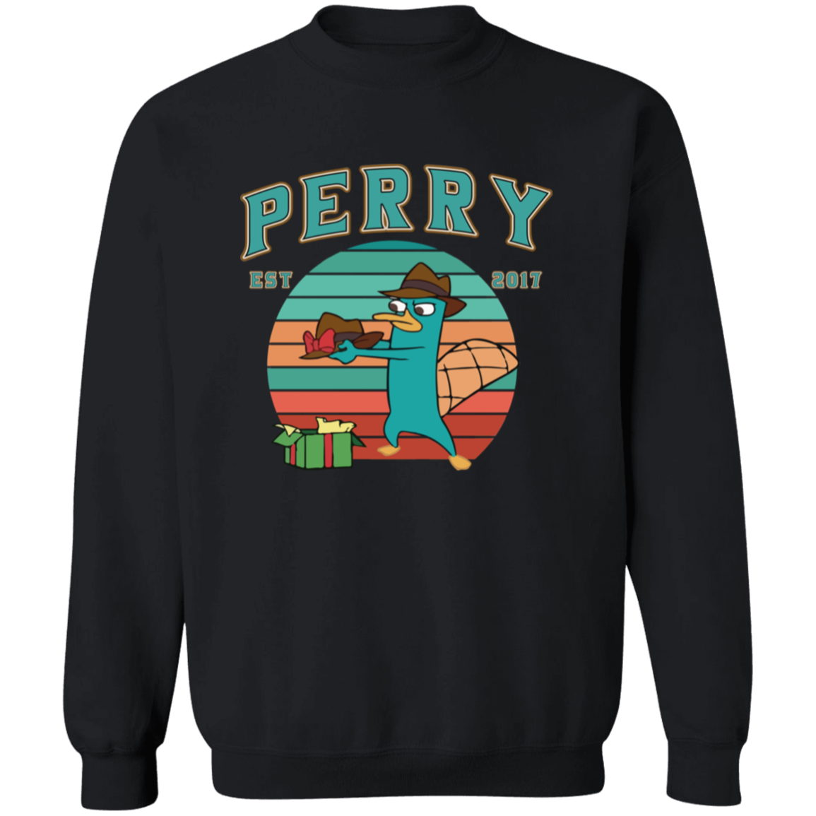 Perry The Platypus Retro Vintage Sweatshirt - ID27082423