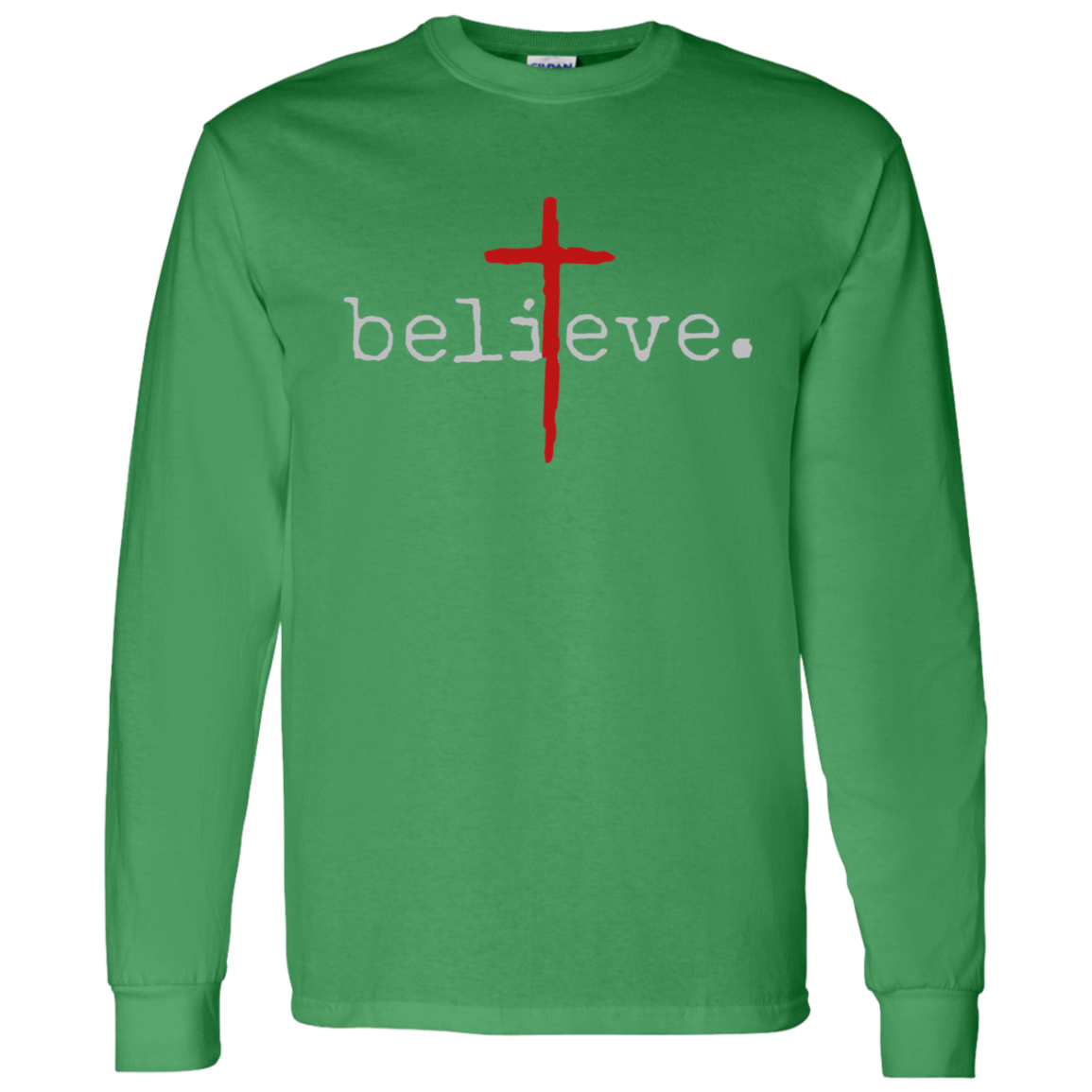Red Cross Believe Long Sleeve