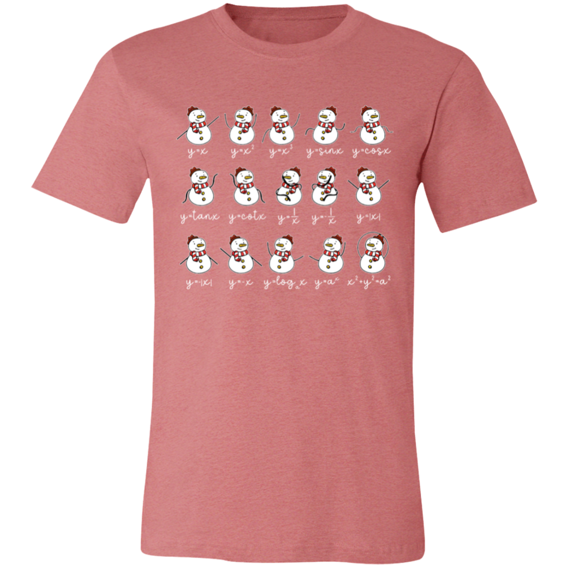 Sonwman Mathematical Formula Teacher Vintage 3001C Unisex Jersey Short-Sleeve T-Shirt - letter