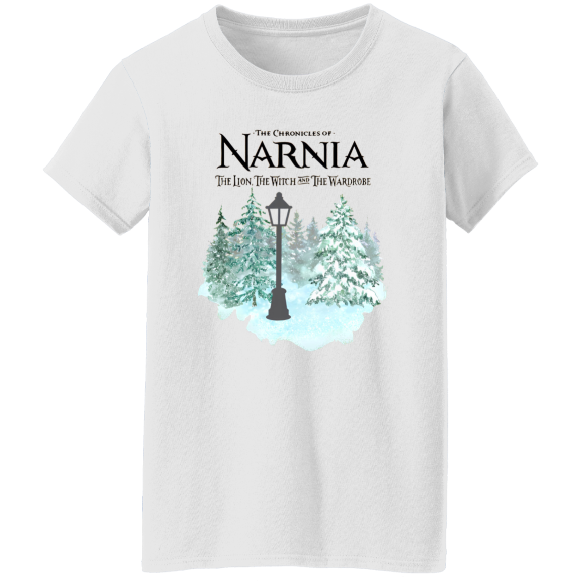 The Chronicles Of Narnia Christmas Teacher Vintage G500L Ladies' 5.3 oz. T-Shirt - letter - WOMEN