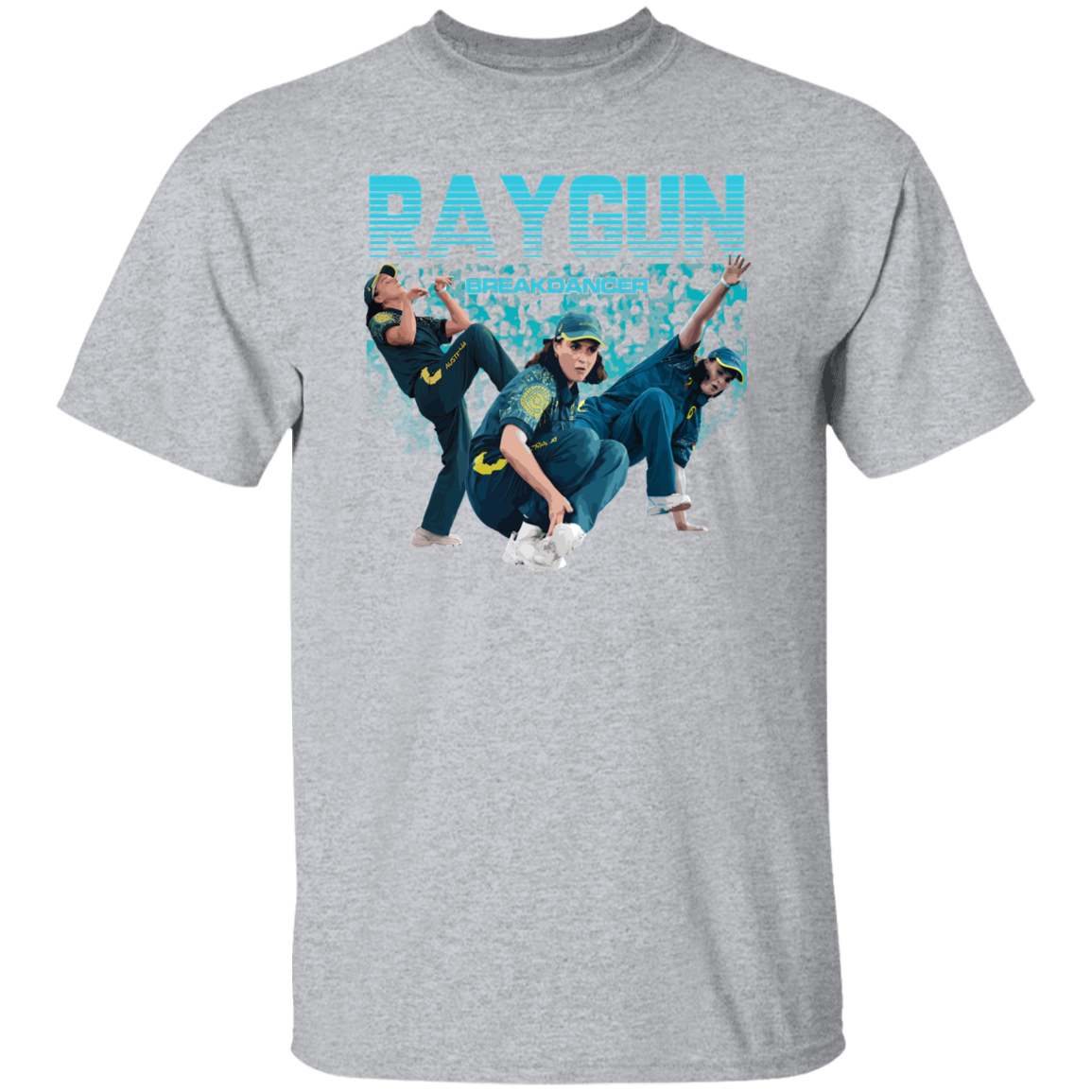 Raygun Breakdancer Retro T-Shirt - ID15082417