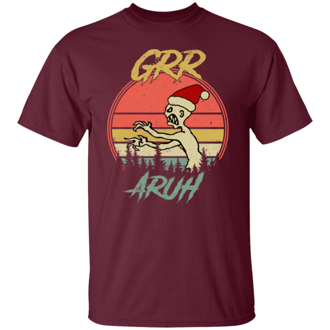 Grr Argh Zombie Christmas T-Shirt - ID28102424