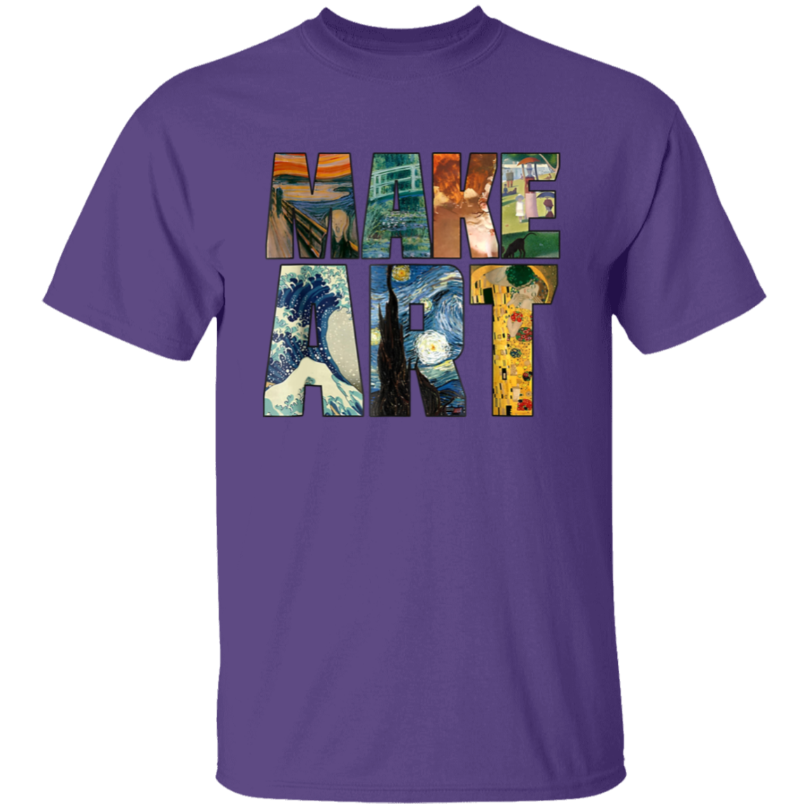 Make Art Teacher Vintage Unisex T-Shirt - letter
