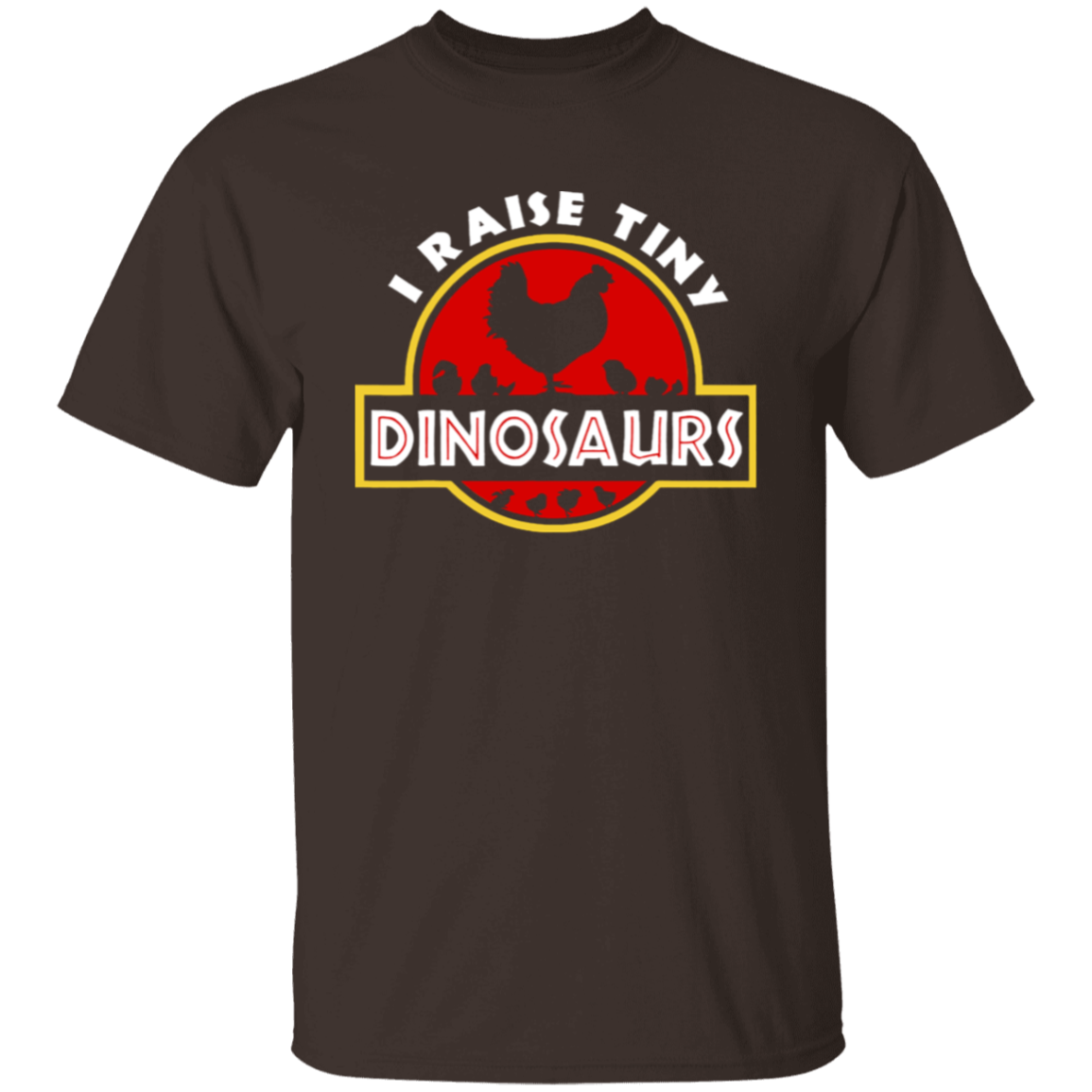 I Raise Tiny Dinosaurs Tee Funny Chicken Lover Farmer Gift Vintage Unisex T-Shirt - lucy - 88394616