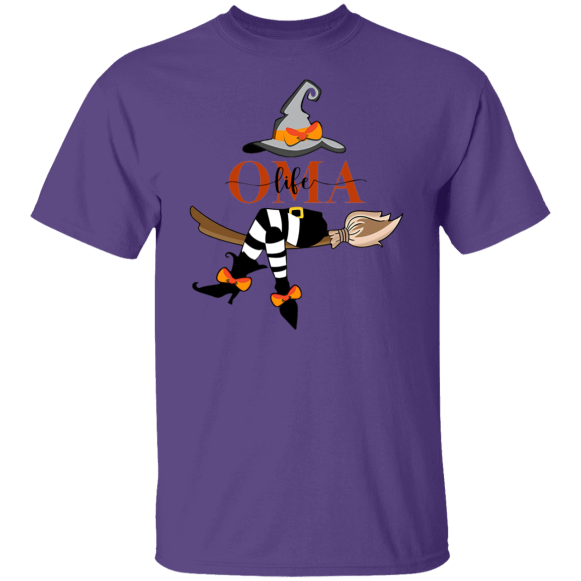 Custom Halloween Name Witch T-Shirt - ID07082436 - OMA