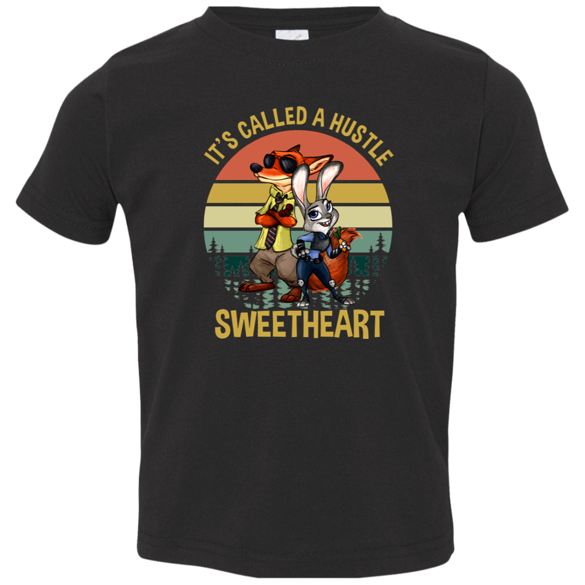 It's Called A Hustle Sweetheart Vintage T-Shirt, Zootopia Shirt, Judy Hopps Shirt, Nick Wilde Shirt, Gift Tee For You And Your Family 3321 Toddler Jersey T-Shirt
