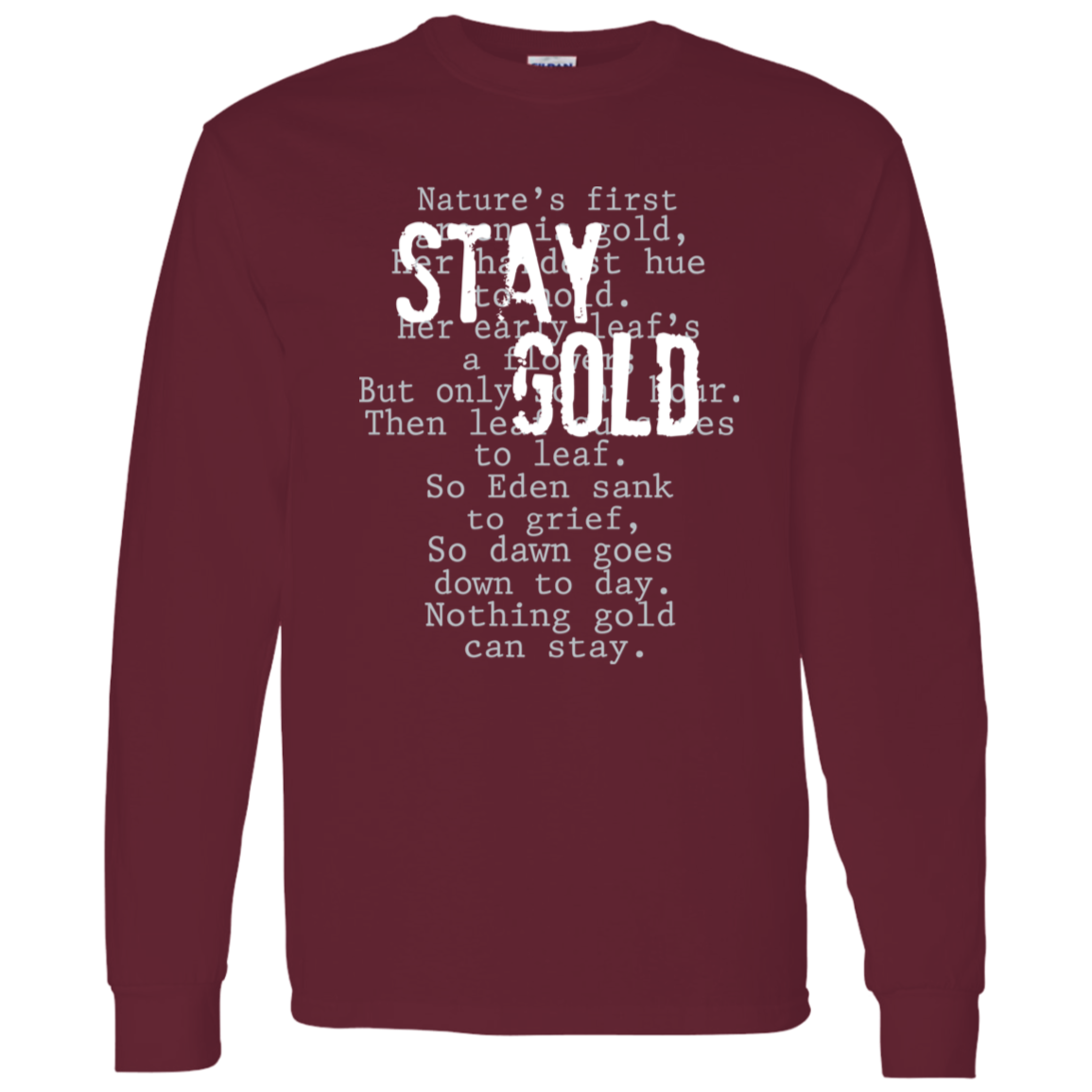 Greasers Stay Gold Teacher Vintage T-Shirt - LONG SLEEVE