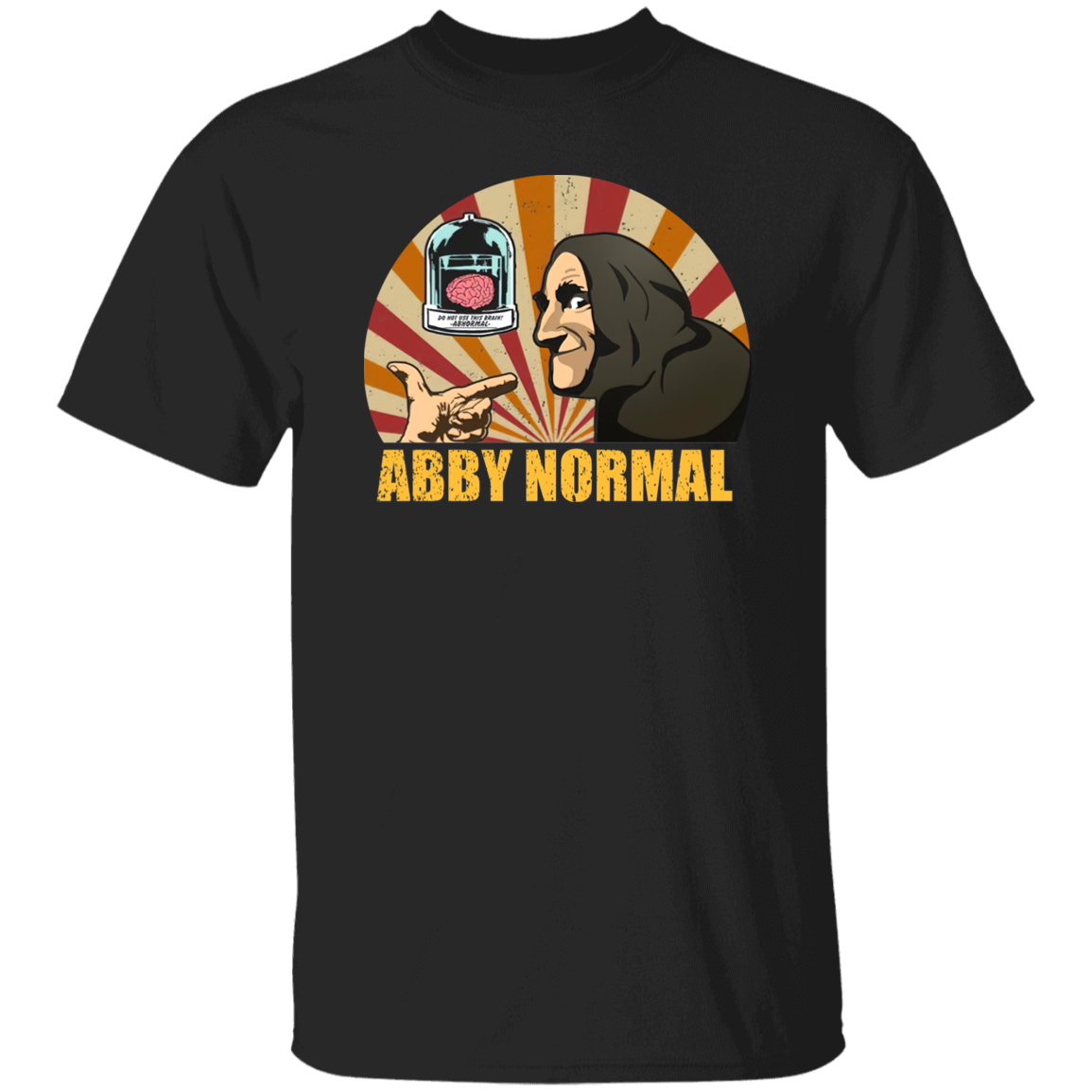 Abby Brain Normal Funny Vintage Movie T-Shirt