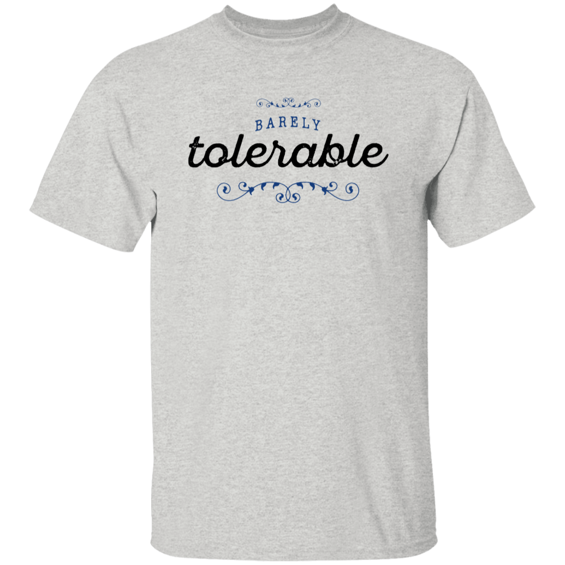 Pride And Prejudice Barely Tolerable Jane Austen Vintage T-Shirt