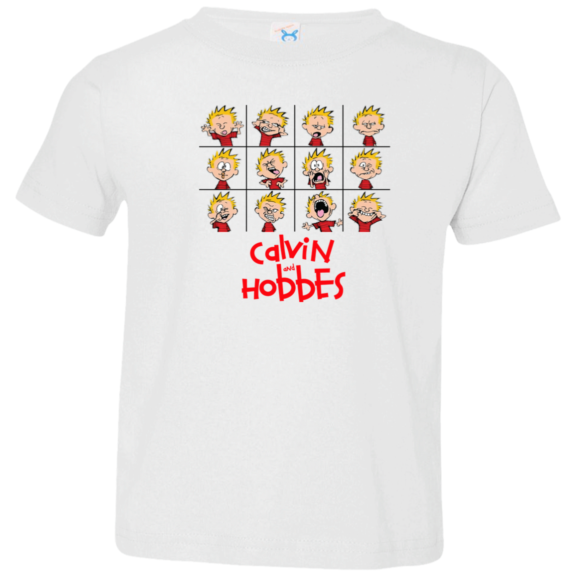 Calvin And Hobbes Expressions American Comic 3321 Toddler Jersey T-Shirt - jasmine