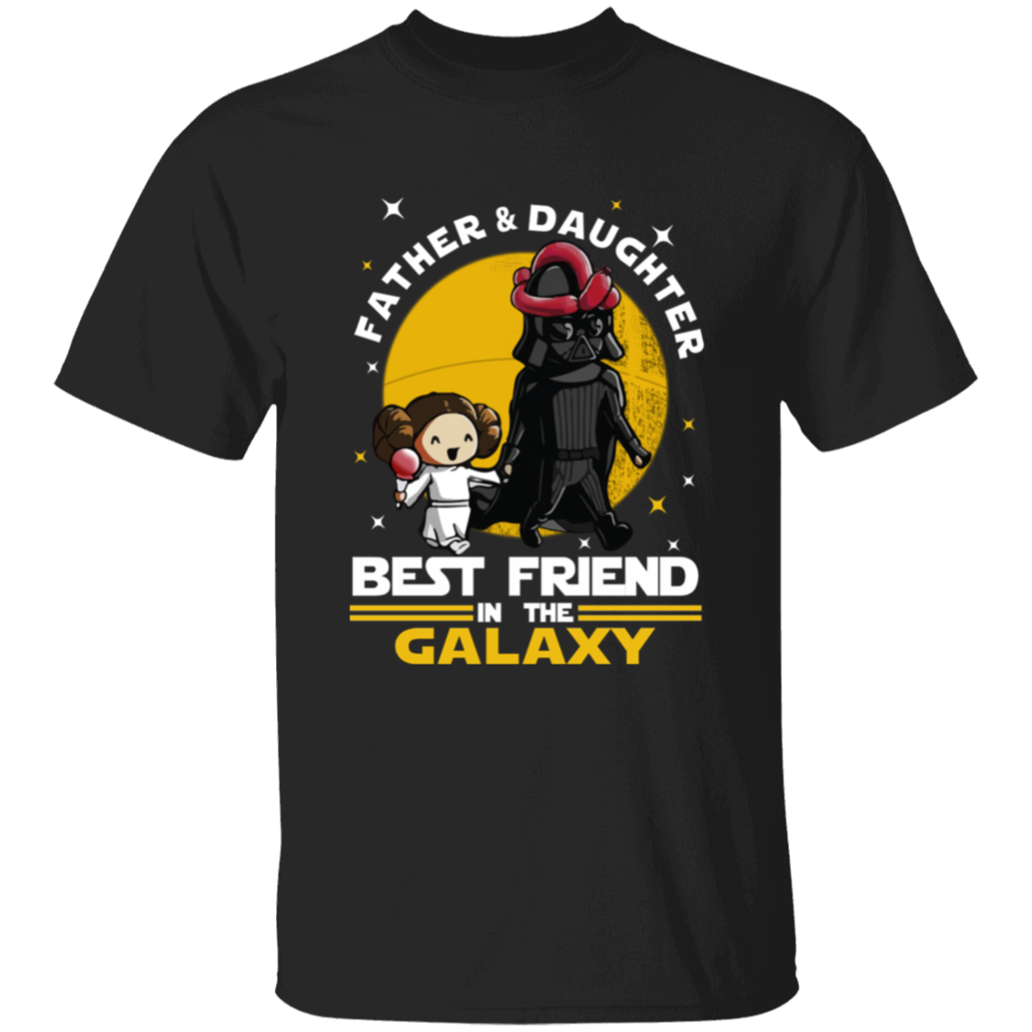 Father & Daughter Best Friends In The Galaxy Vintage T-Shirt - YOUTH