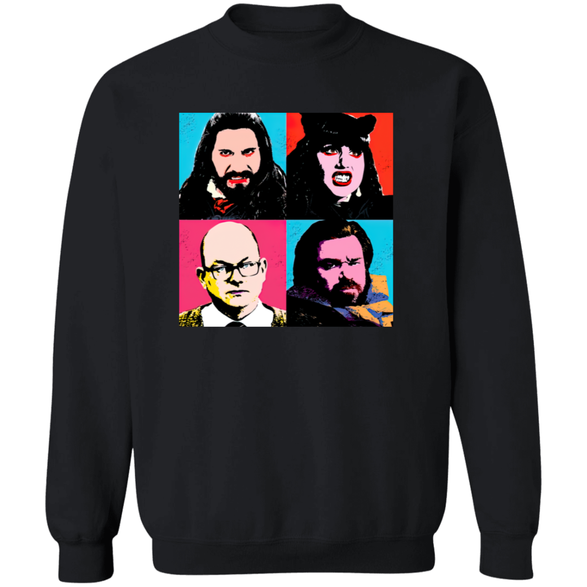 Vampire Warhol Classic What We Do In The Shadows Vintage Pullover Sweatshirt