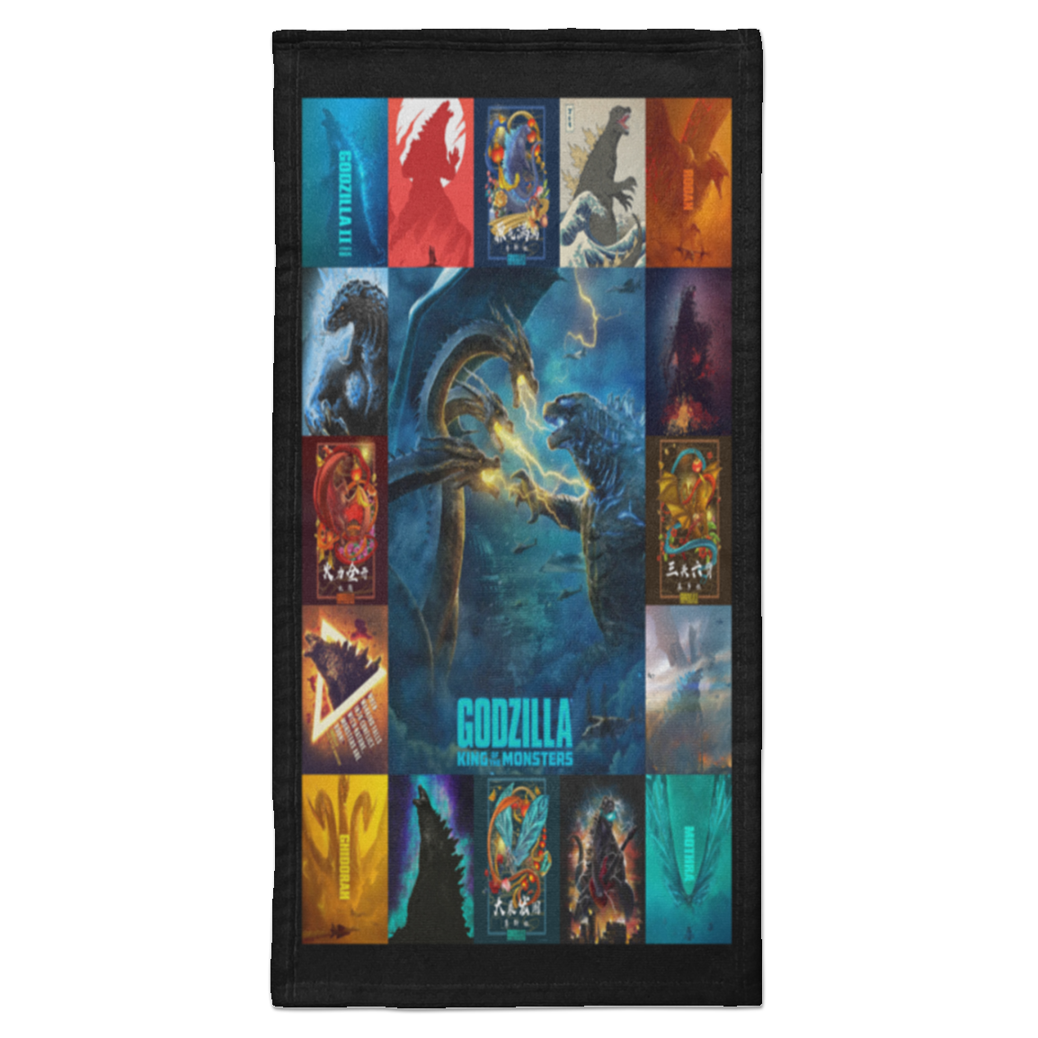 Godzilla King Of The Monsters Fleece Blanket, Premium Sherpa Blanket, Godzilla Monster Blanket, Godzilla Movie Blanket, Godzilla Lover Gift S6HATL Towel - 15x30