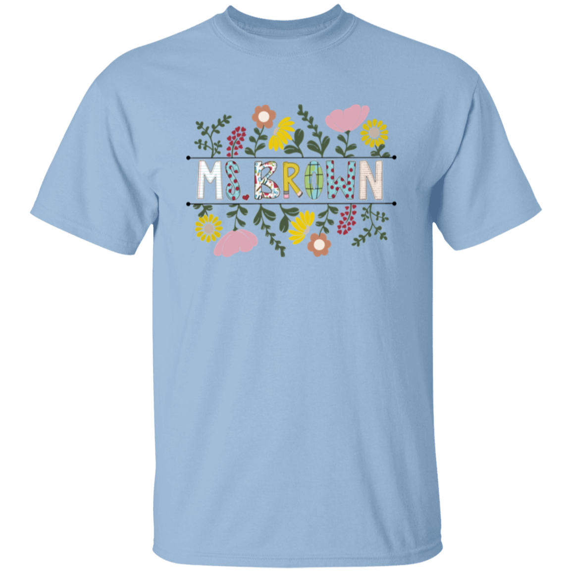 Ms. Brown Unisex T-Shirt - letter