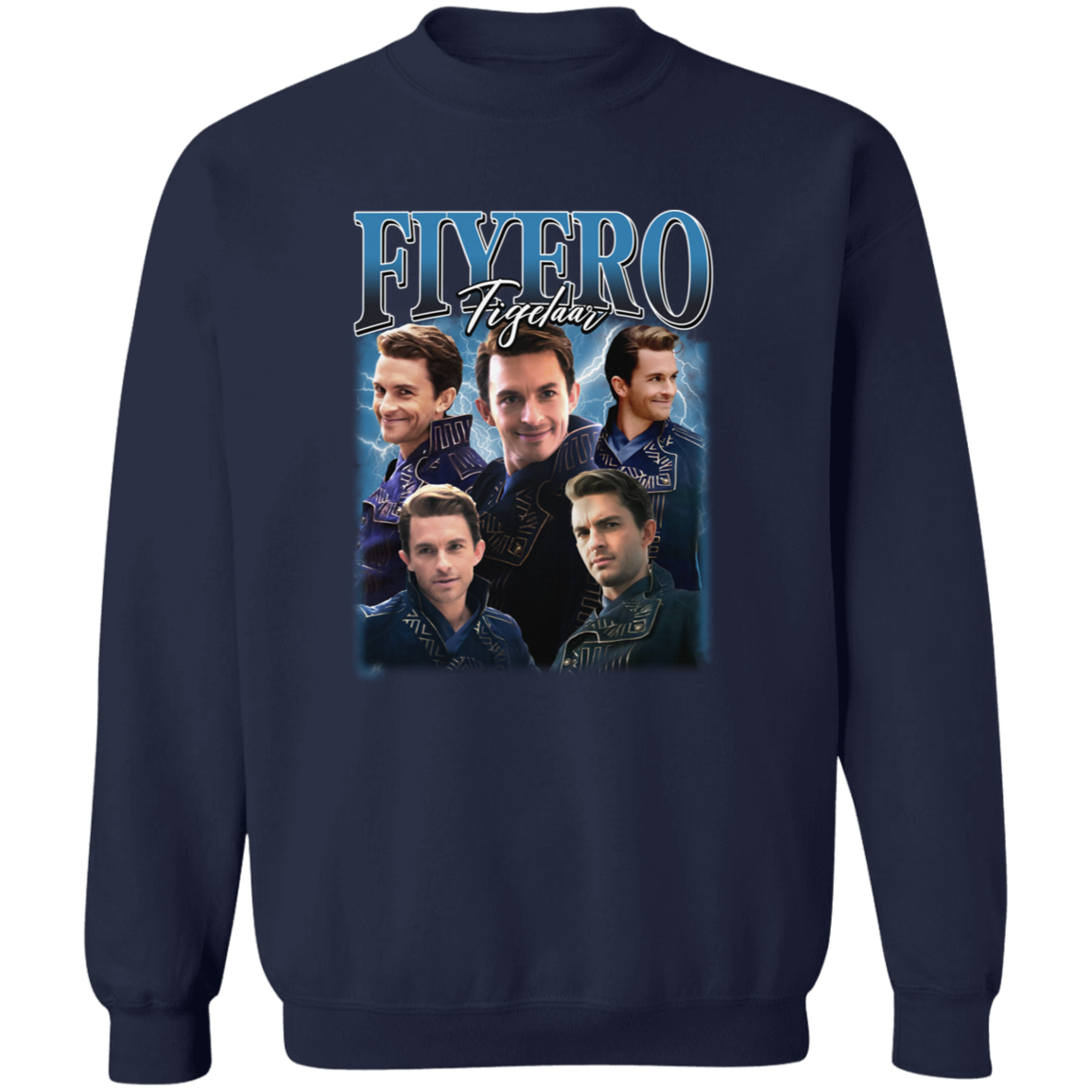 Jonathan Bailey Prince Fiyero Bootleg G180 Gildan Crewneck Pullover Sweatshirt - green - ID02122403