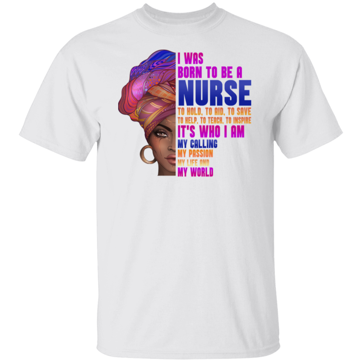 Black Nurse Unisex T-Shirt - pelyn