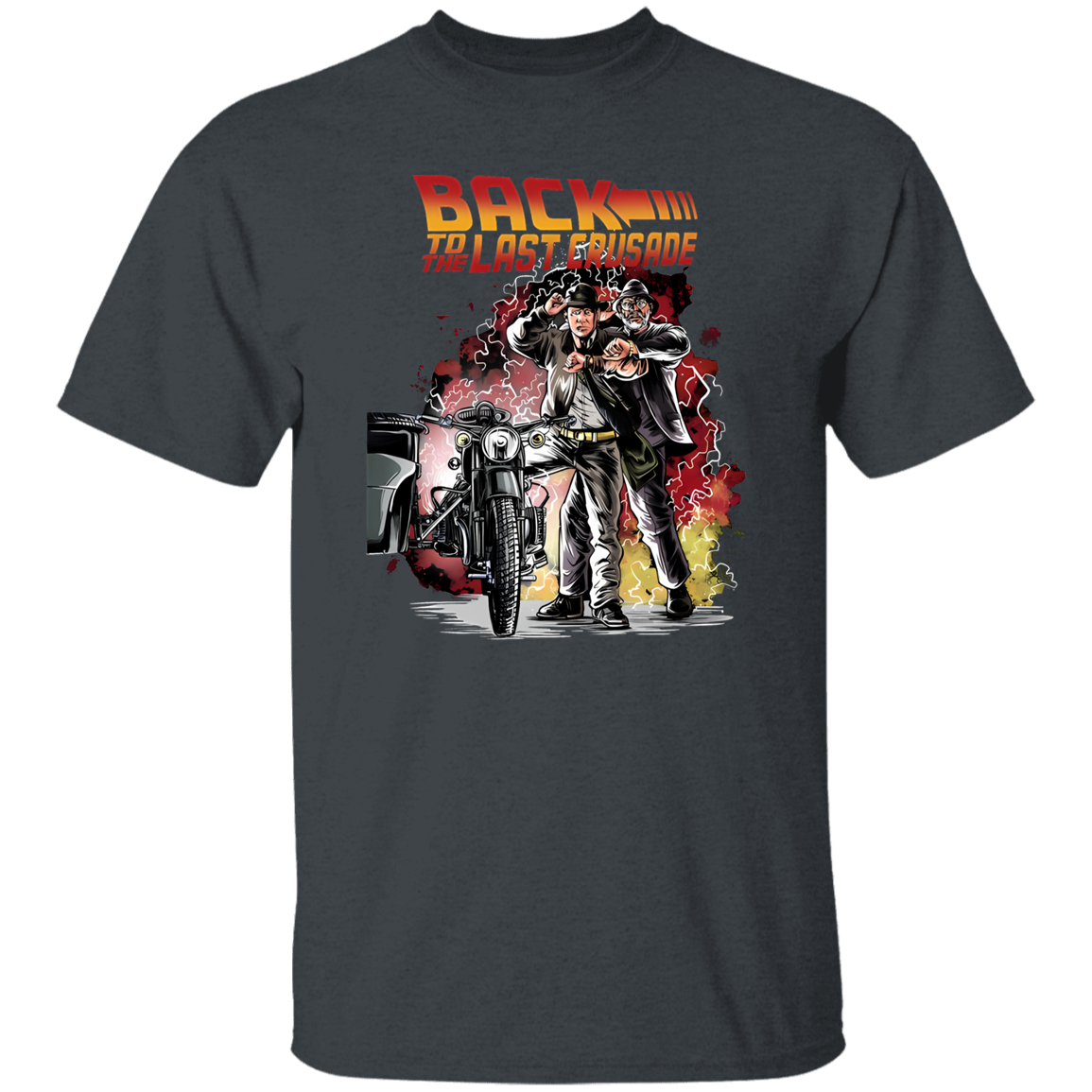 G500 5.3 oz. T-Shirt Back To The Last Crusade Indiana Jones T-Shirt