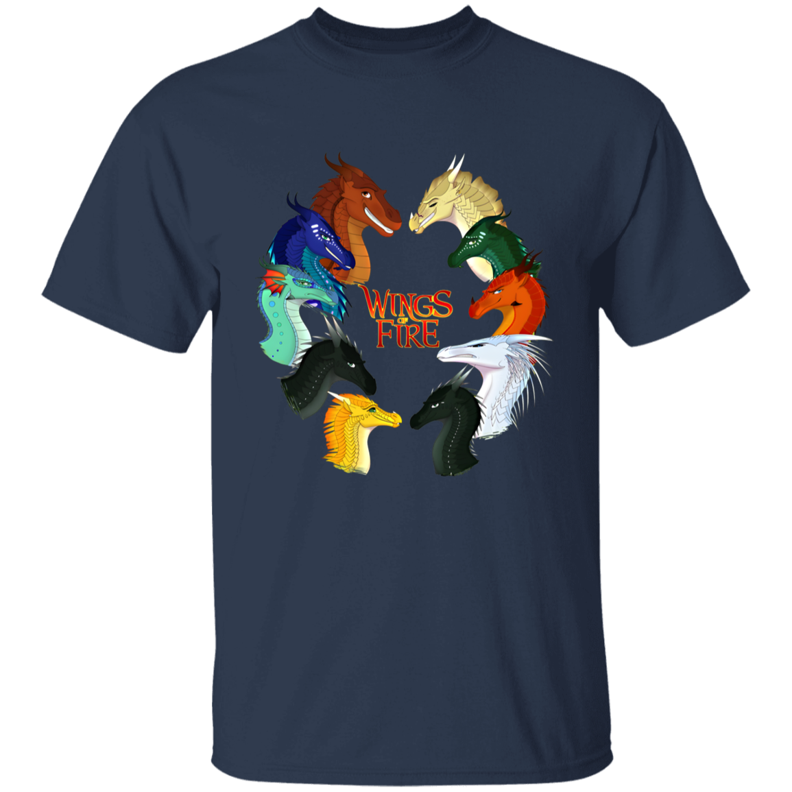 Dragons Wings Fire G500B Youth 5.3 oz 100% Cotton T-Shirt - jasmine