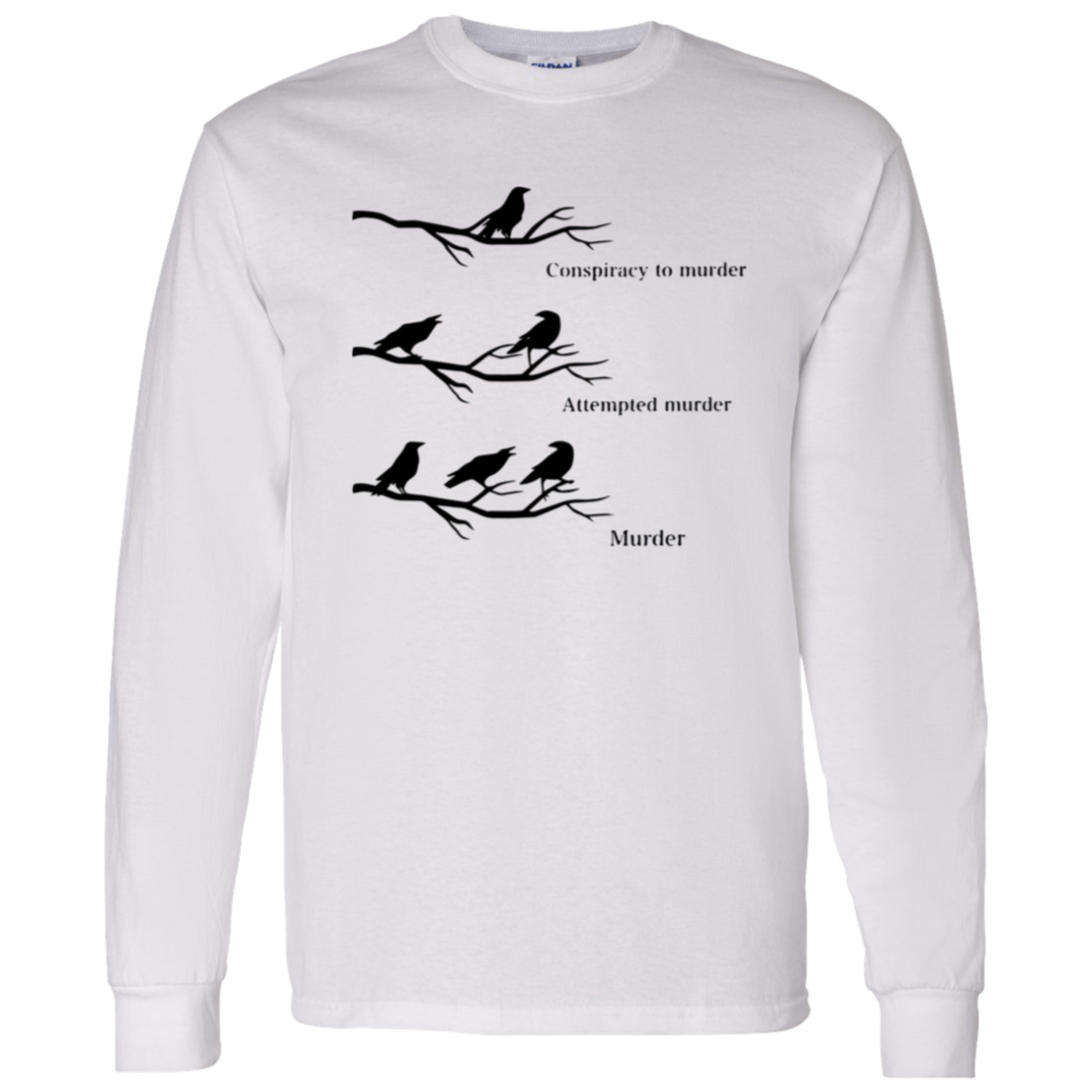 Conspiracy To Murder Attempted Murder Murder Teacher Vintage T-Shirt - LONG SLEEVE
