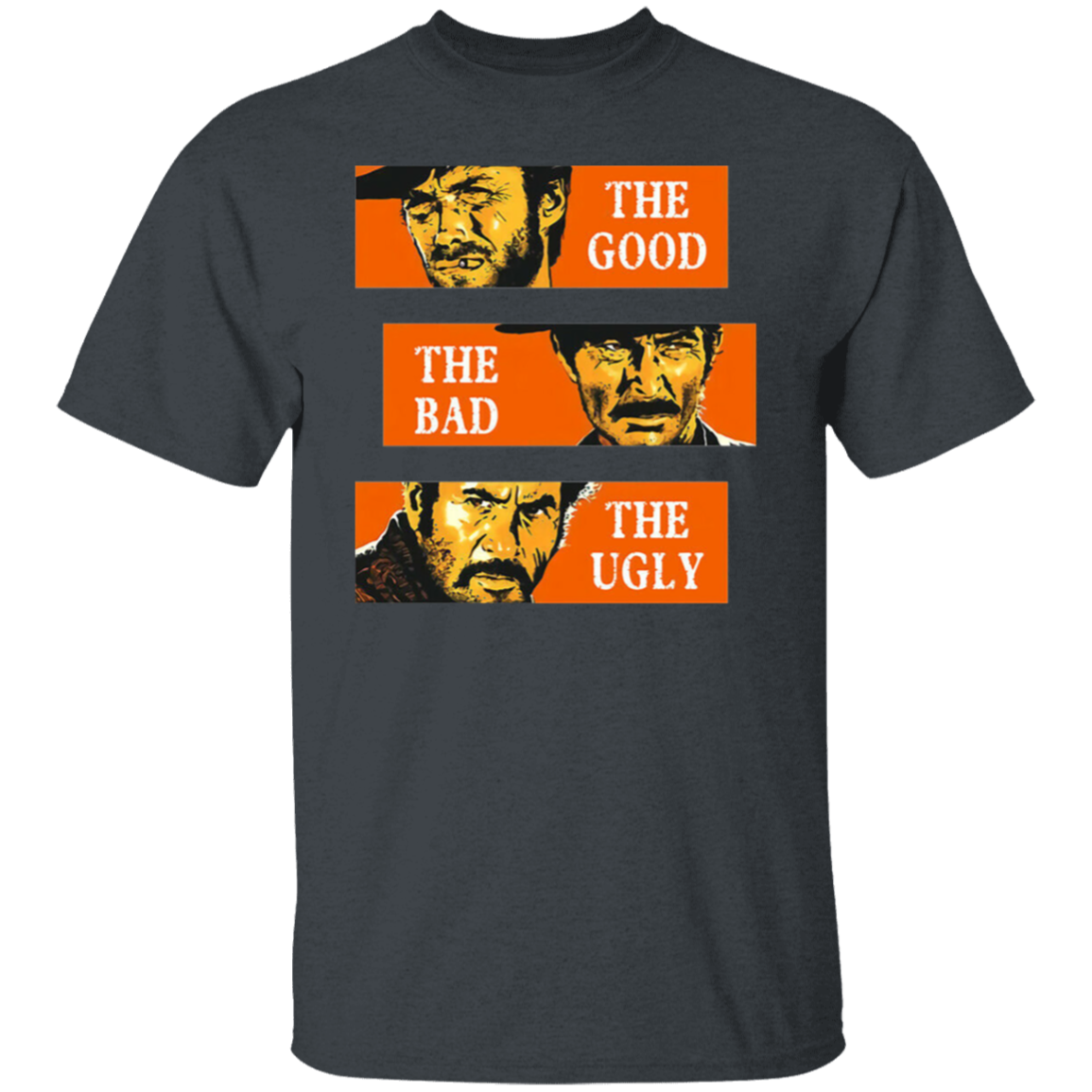 The Good The Bad And The Ugly Classic Horror Movie Vintag T-Shirt - CDCraft