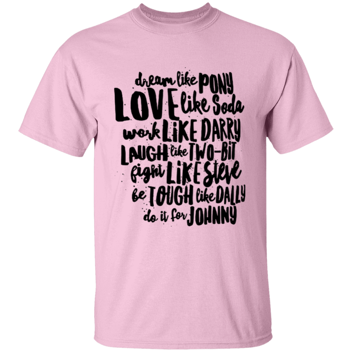 The Outsiders Character Names Funny Literature Teacher Vintage T-Shirt - YOUTH