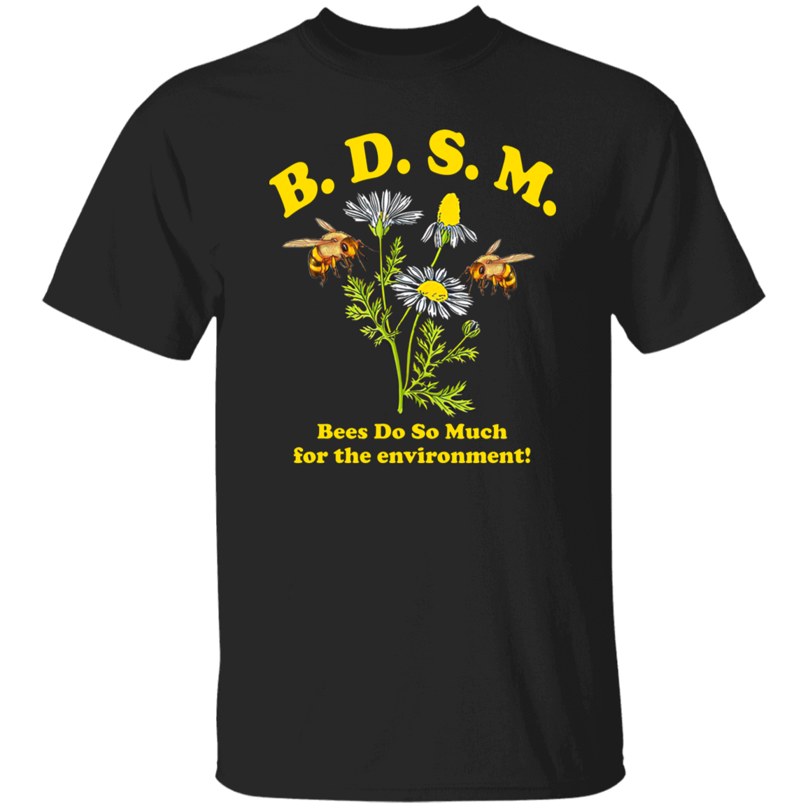 Bee On A Sunflower Unisex Vintage T-Shirt, Bee Shirt, Funny Bee Shirt, Bee Do So Much Shirt, Love Bee Shirt G500 5.3 oz. T-Shirt
