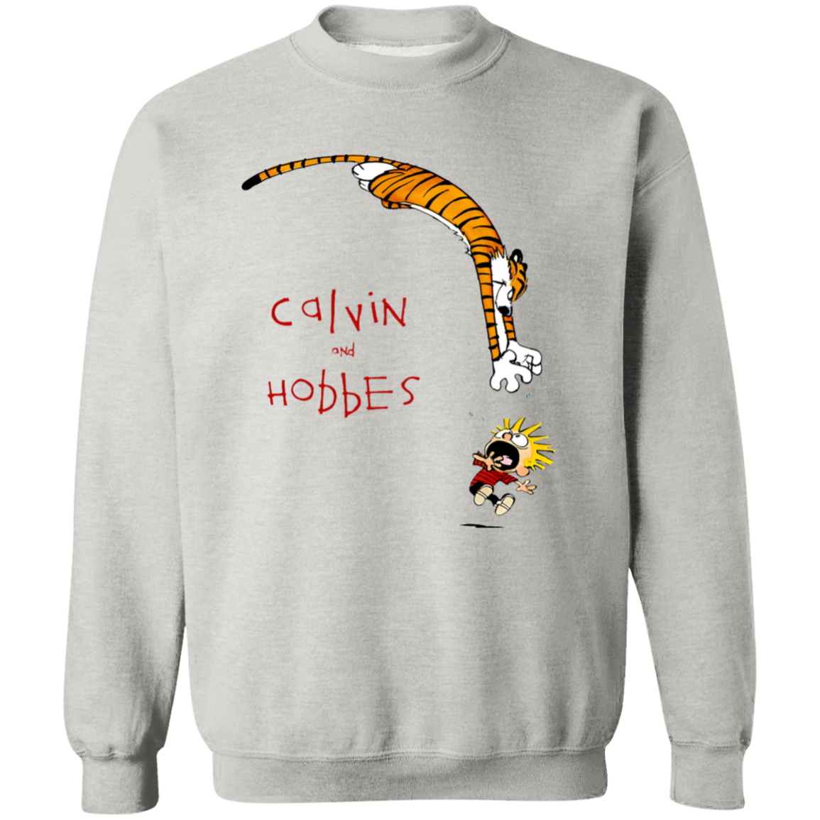 Hobb Jump Art Calvin And Hobbs Sweatshirt