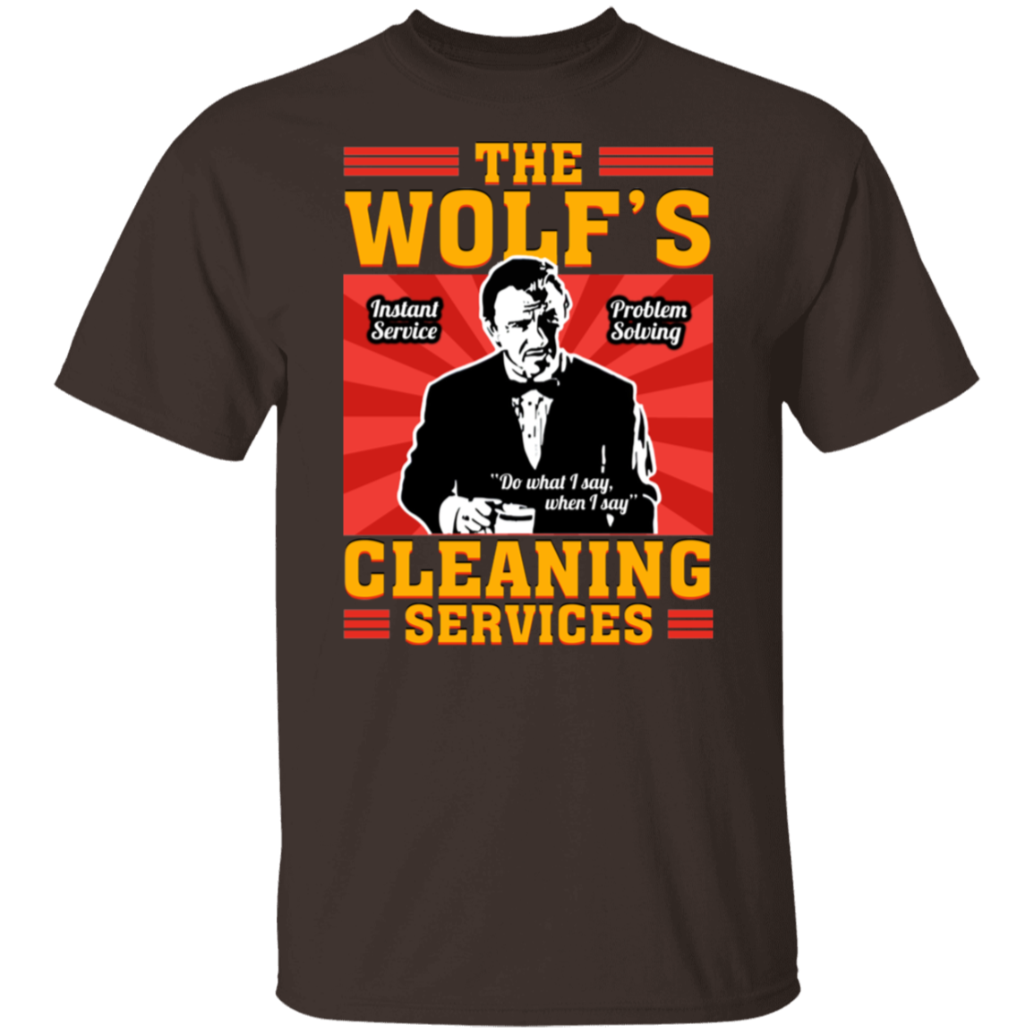 Pulp Fiction The Wolf Vintage T-Shirt