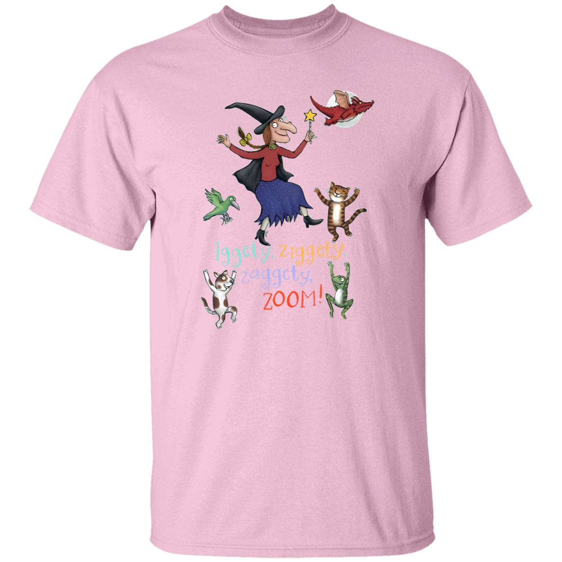 Room On The Broom Iggety Ziggety Teacher Vintage T-Shirt