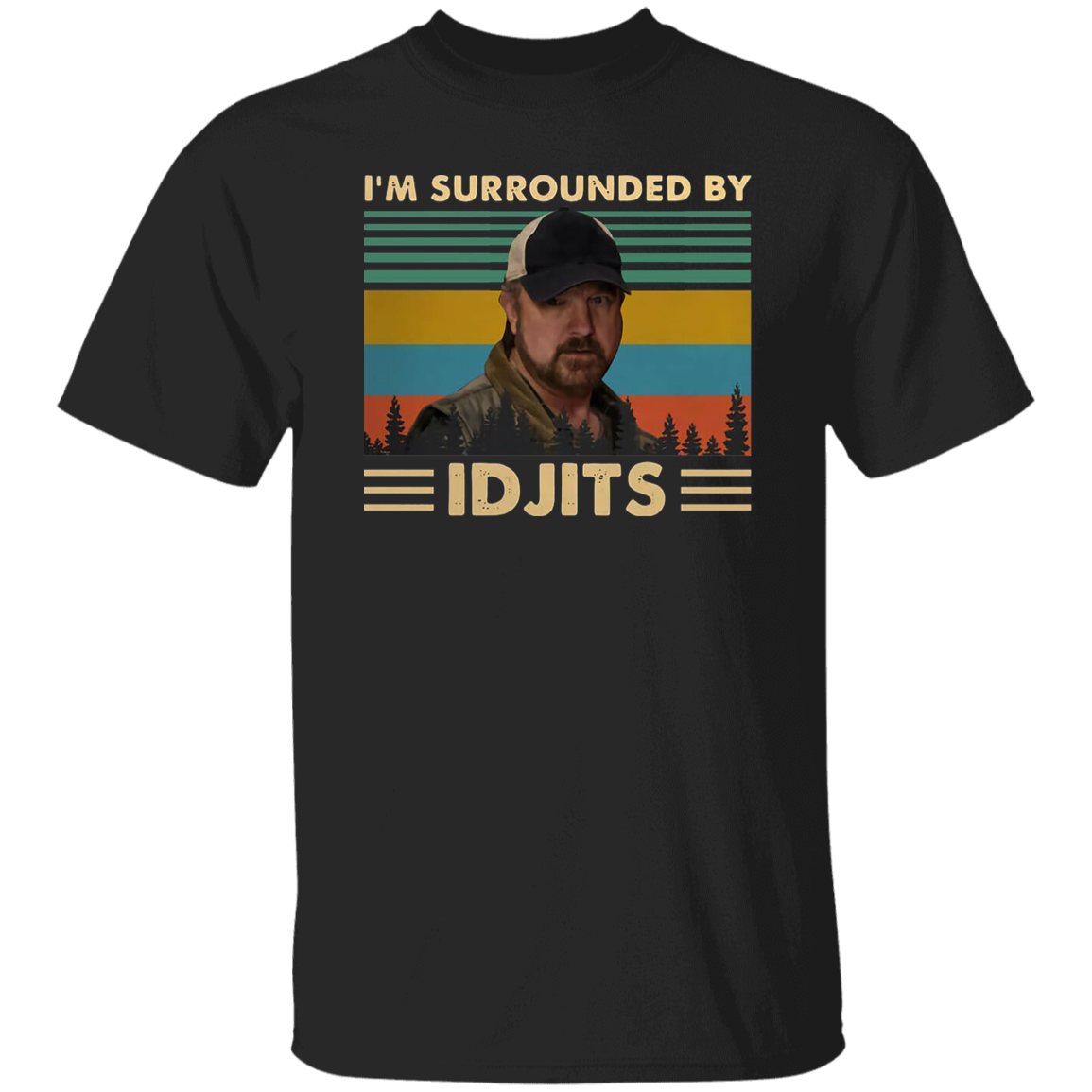Supernatural I’m Surrounded By Idjits Vintage T-Shirt