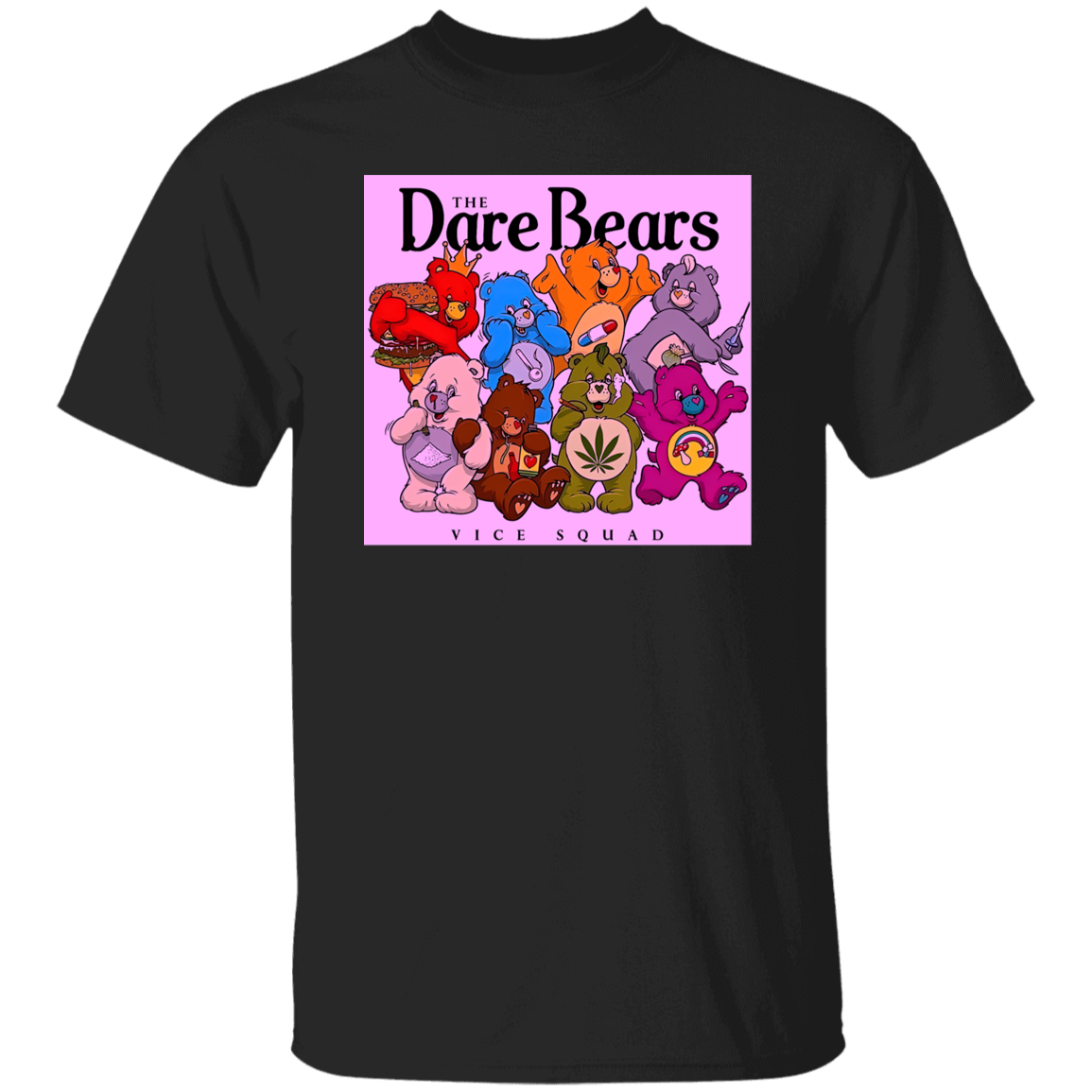Dare Bears Vintage T-Shirt, The Dare Bears Shirt, Vice Squad Bears , The Dare Bears Gift Shirt, Funny Dare Bears Shirt G500 5.3 oz. T-Shirt