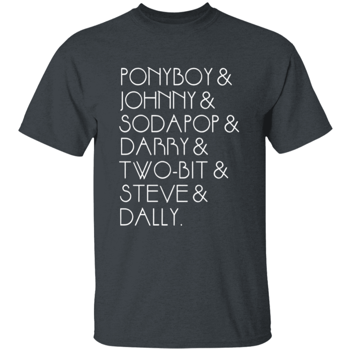 The Outsiders Shirt Characters Funny Literature Teacher Vintage T-Shirt - YOUTH