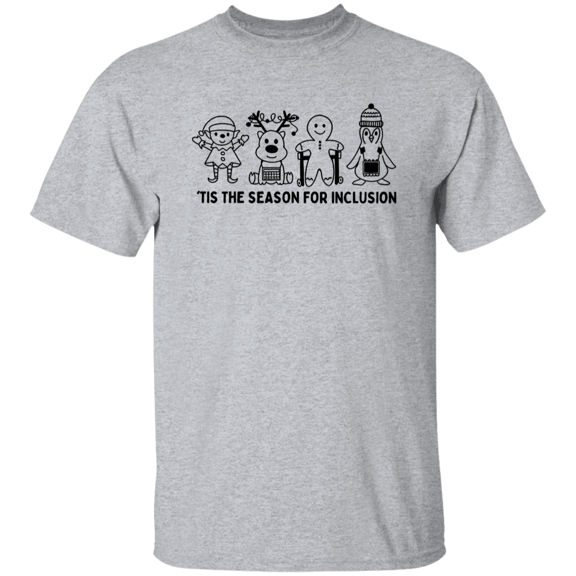 Tis The Season For Inclusion Teacher Vintage T-Shirt