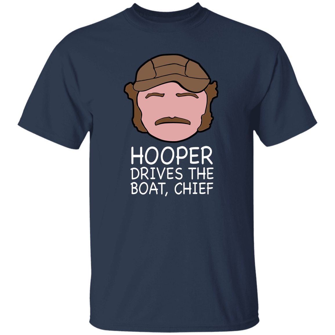 Hooper Drives The Boat Chief Unisex T-Shirt - jasmine