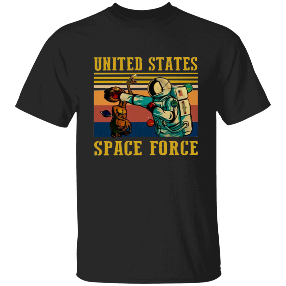 Alien United States Space Force Retro Vintage Unisex T-Shirt - lucy - 95234501