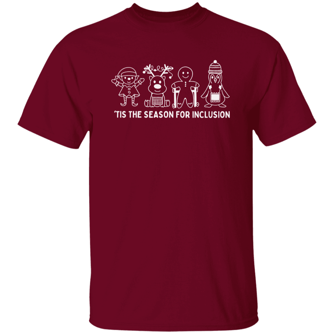 Tis The Season For Inclusion Teacher Vintage T-Shirt