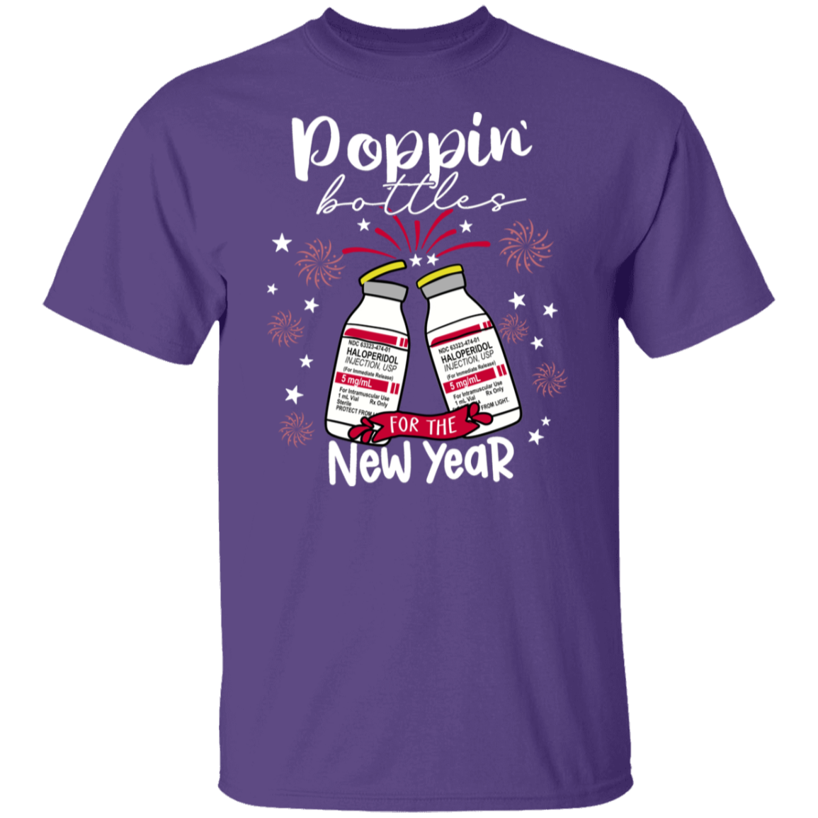 Haloperidol Trendy Poppin Bottles For The New Year Vinatge Unisex T-Shirt - jasmine