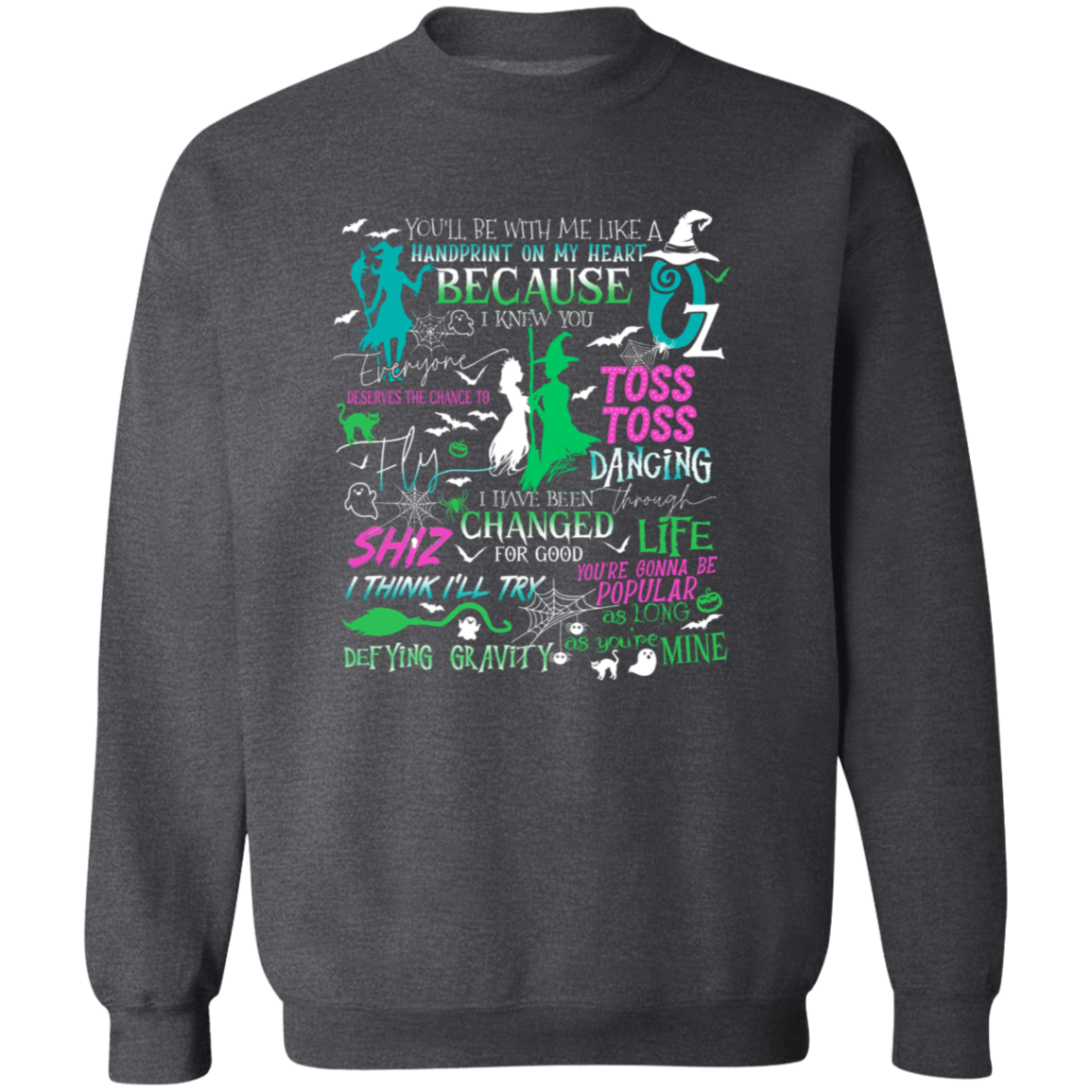 Wicked A New Musical Vintage G180 Crewneck Pullover Sweatshirt - ID26102404 - lucy
