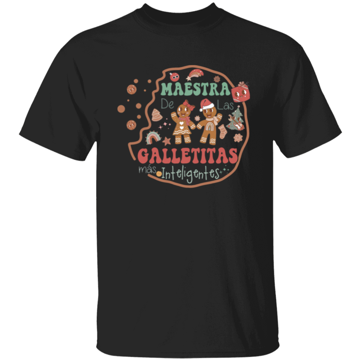 Maestra Galletitas De Las Mas Inteligentes Spanish Teacher Vintage Unisex T-Shirt - letter