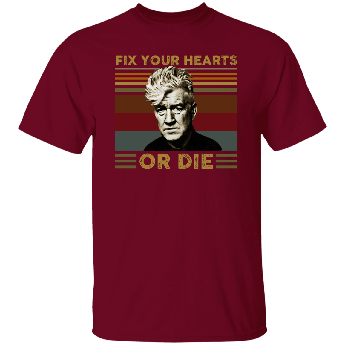 Retro Fix Your Hearts Or Die Unisex T-Shirt